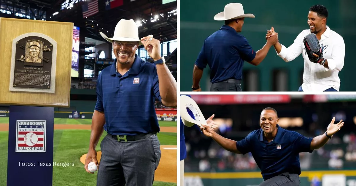 Adrián Beltré recibió un homenaje por parte de Texas Rangers por su inducción al Salón de la Fama de la MLB