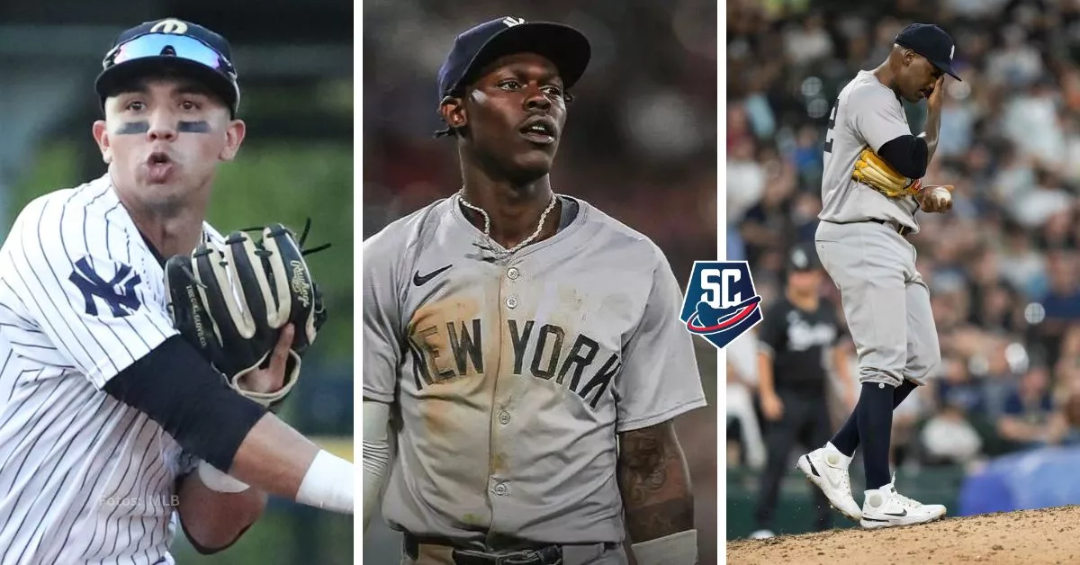 BREAKING: Yankees movió roster MLB, Chisholm Jr. FUERA, Enyel de los Santos DFA