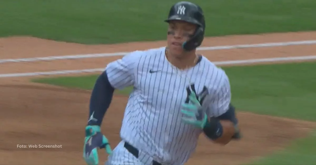 Jonrón de Aaron Judge y su recorrido por las bases