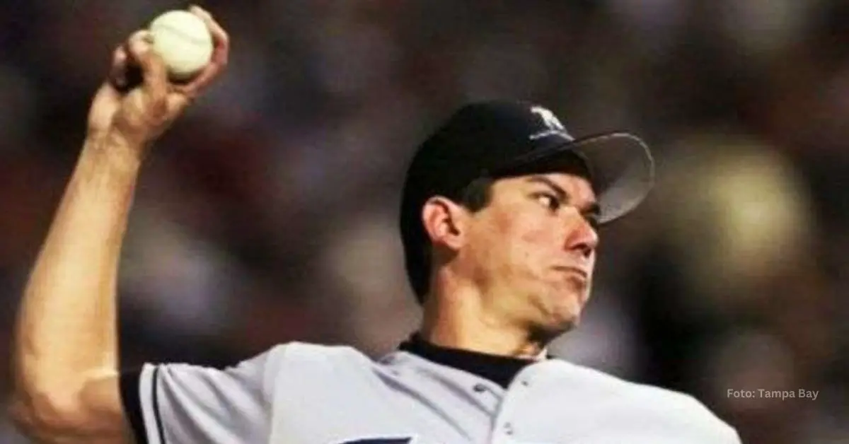 Rolando Arrojo con Tampa Bay Rays