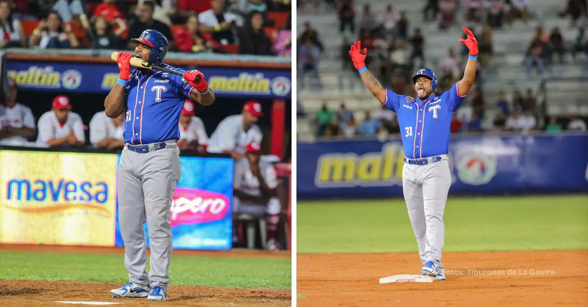 Yasiel Puig desplegó todo su poder ofensivo en la paliza de Tiburones de La Guaira sobre Cardenales.